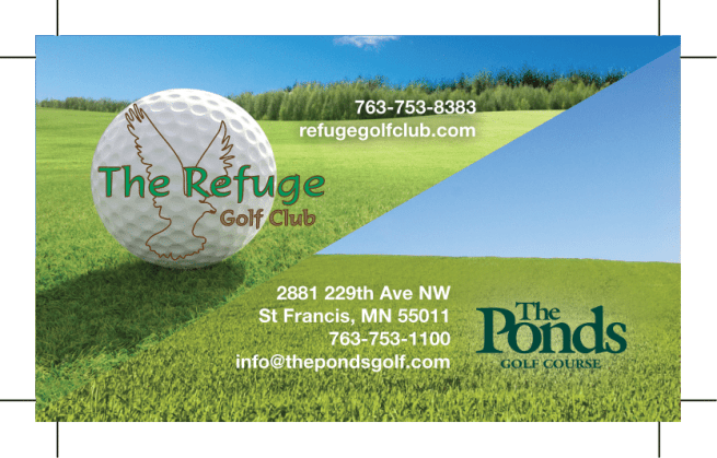 Refuge and Ponds Punch Card