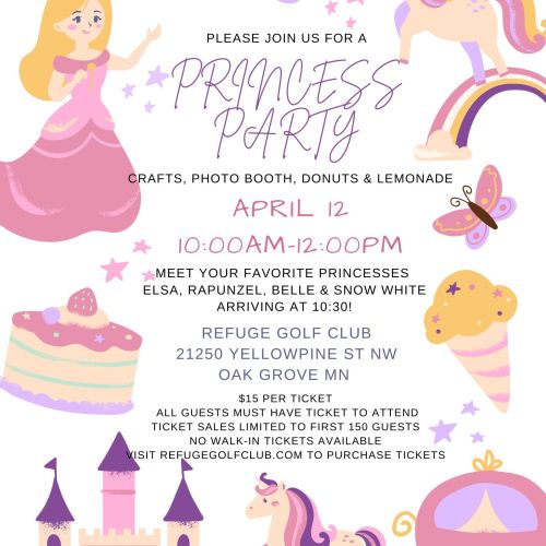 Princess Party Tickets
