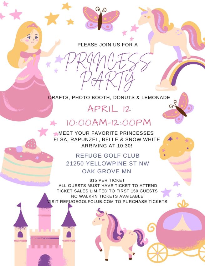 Princess Party Tickets